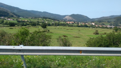 Hiszpania - panorama z Żuka przy 90km/h
